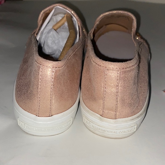 HP🌼Sneaker Shoes INC International Concepts Sammee 2RSE Rose Sparkle Beaded 8 M - Picture 8 of 9